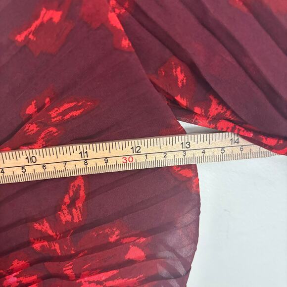 NWT Lucy Paris Lissie Floral V-Neck Long-Sleeve Maxi Dress XS — Wedding Guest - Picture 7 of 9